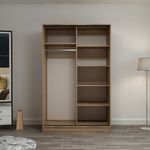 Casa si Gradina - Mobilier - Dulapuri si sifoniere - Sifoniere - Sifonier, Hanah Home, pal melaminat, antracit si stejar, 120x60x190 cm - Infinity.ro