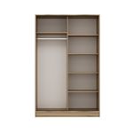 Casa si Gradina - Mobilier - Dulapuri si sifoniere - Sifoniere - Sifonier, Hanah Home, pal melaminat, antracit si stejar, 120x60x190 cm - Infinity.ro