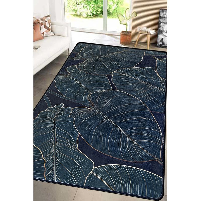 Casa si Gradina - Textile si covoare - Covoare - Covoare casa - Covor de hol, Conceptum Hypnose, verde, 150x200 cm, 100% poliester, antiderapant, antibacterian, lavabil la masina - Infinity.ro