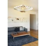 Casa si Gradina - Corpuri si surse de iluminat - Lustre si pendule - Candelabru, Opviq, mdf, alb, diametru 47 cm, inaltime 55 cm - Infinity.ro