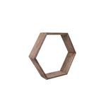 Casa si Gradina - Mobilier - Biblioteci si rafturi - Etajere - Etajera de perete, Hanah Home, lemn de molid, nuc, 40x40x10 cm, set 3 bucati - Infinity.ro