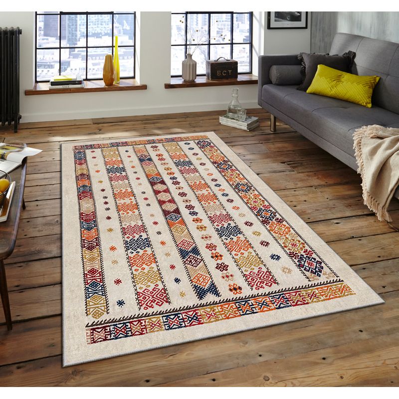 Casa si Gradina - Textile si covoare - Covoare - Covoare casa - Covor, Conceptum Hypnose, multicolor, 80x140 cm, 100% poliester, antiderapant, 288NGR2461 - Infinity.ro