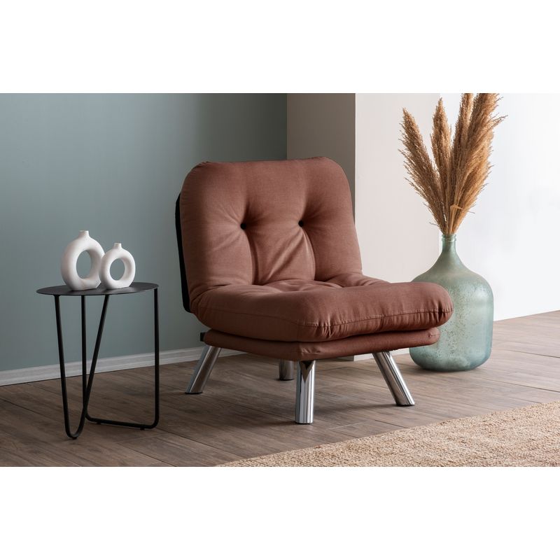 Casa si Gradina - Mobilier - Canapele si coltare - Canapele - Canapea extensibila, Atelier Del Sofa, metal, in, maro deschis, 110x70 cm - Infinity.ro