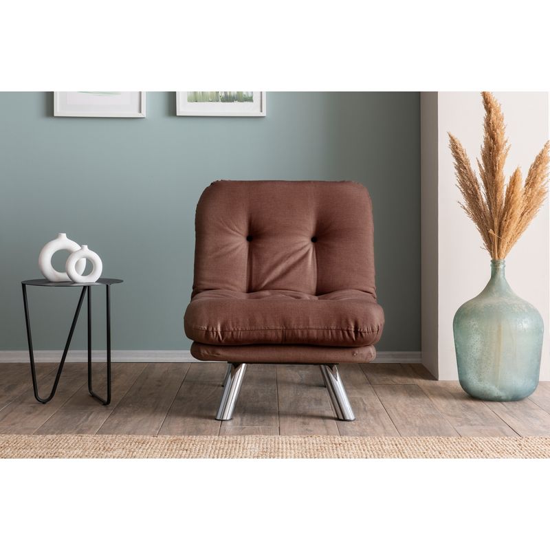 Casa si Gradina - Mobilier - Canapele si coltare - Canapele - Canapea extensibila, Atelier Del Sofa, metal, in, maro deschis, 110x70 cm - Infinity.ro