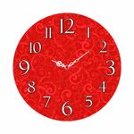 Casa si Gradina - Decoratiuni - Ceasuri - Ceas decorativ, Wallxpert, mdf, multicolor, 40 cm, 238HMA3101 - Infinity.ro