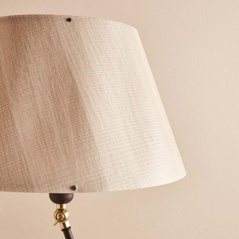 Casa si Gradina - Corpuri si surse de iluminat - Veioze si lampi - Lampadare - Lampadar, Opviq, metal, crem negru, 38x150 cm - Infinity.ro