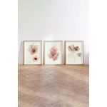 Casa si Gradina - Decoratiuni - Tablouri - Tablou decorativ inramat, Wallxpert, mdf si lemn masiv, multicolor, 50x70 cm, set 3 bucati, 693BSE1502 - Infinity.ro
