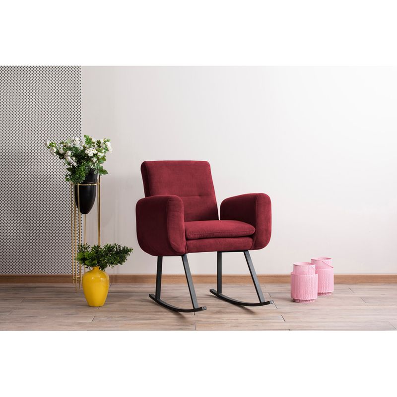 Casa si Gradina - Mobilier - Scaune si fotolii - Fotolii - Fotoliu balansoar, Atelier Del Sofa, metal, maro, 50x50x99 cm - Infinity.ro