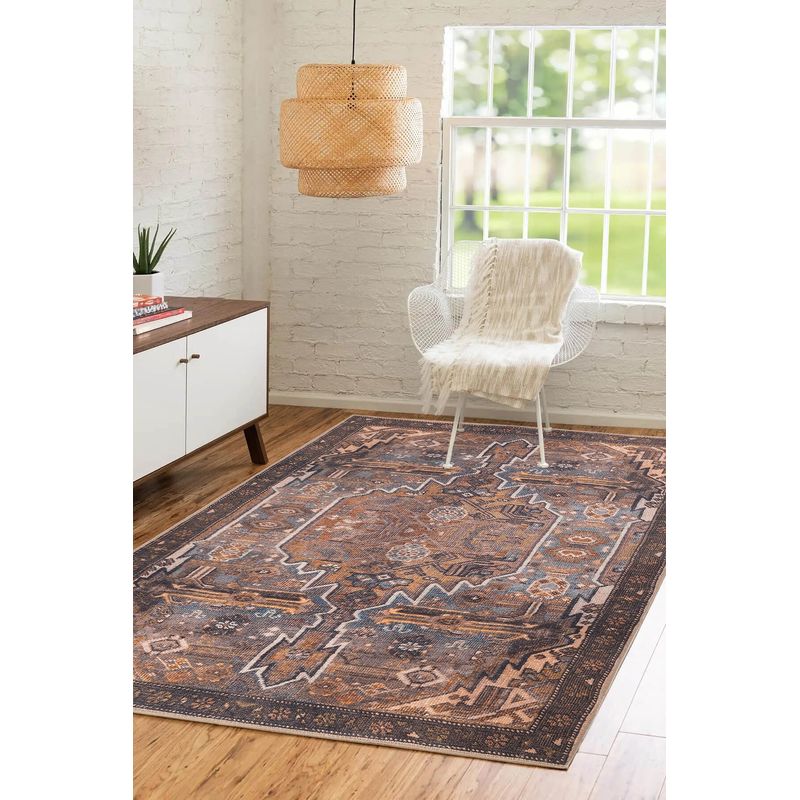 Casa si Gradina - Textile si covoare - Covoare - Covoare casa - Covor, Conceptum Hypnose, maro, 75x150 cm, 100% poliester - Infinity.ro