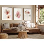 Casa si Gradina - Decoratiuni - Tablouri - Tablou decorativ cu rama, Wallxpert, mdf si lemn masiv, multicolor, 30x40 cm, set 3 piese, 693BSE1499 - Infinity.ro