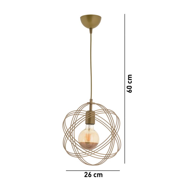 Casa si Gradina - Corpuri si surse de iluminat - Lustre si pendule - Candelabru, Opviq, metal, auriu, 26x26x60 cm - Infinity.ro