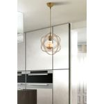 Casa si Gradina - Corpuri si surse de iluminat - Lustre si pendule - Candelabru, Opviq, metal, auriu, 26x26x60 cm - Infinity.ro