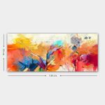 Casa si Gradina - Decoratiuni - Tablouri - Tablou canvas decorativ, Wallxpert, panza, multicolor, 50x120 cm, rama lemn, 451ERN1163 - Infinity.ro