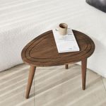 Casa si Gradina - Mobilier - Mese si birouri - Masute de cafea - Set masute cuib, Hanah Home, lemn masiv, nuc, 50x48x33 cm, 50x52x33 cm - Infinity.ro