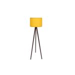 Casa si Gradina - Corpuri si surse de iluminat - Veioze si lampi - Lampadare - Lampadar, Opviq, mdf, galben si nuc, 145 cm - Infinity.ro