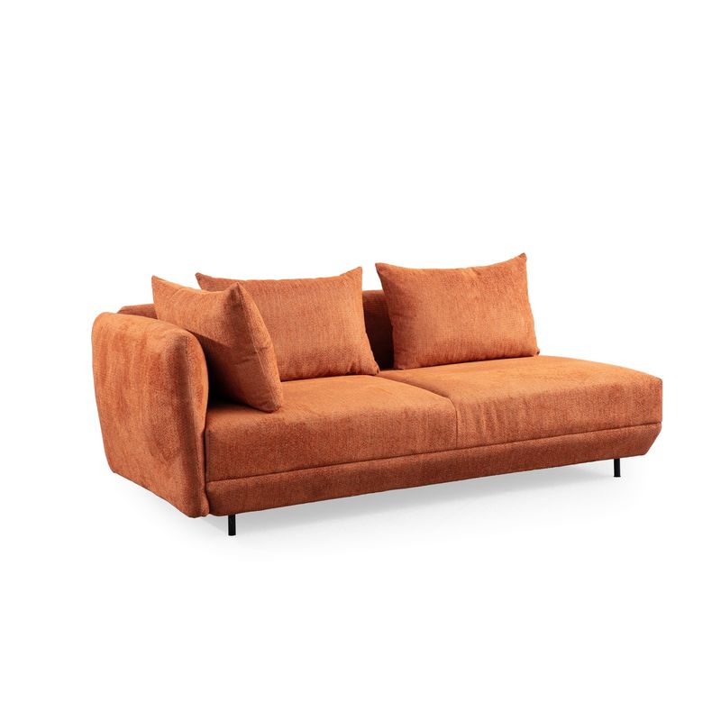Casa si Gradina - Mobilier - Canapele si coltare - Coltare - Coltar, Atelier Del Sofa, lemn de fag si pal, portocaliu, 310x265x102 cm - Infinity.ro