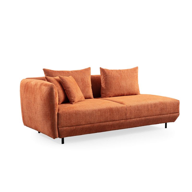 Casa si Gradina - Mobilier - Canapele si coltare - Coltare - Coltar, Atelier Del Sofa, lemn de fag si pal, portocaliu, 310x265x102 cm - Infinity.ro