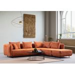 Casa si Gradina - Mobilier - Canapele si coltare - Coltare - Coltar, Atelier Del Sofa, lemn de fag si pal, portocaliu, 310x265x102 cm - Infinity.ro