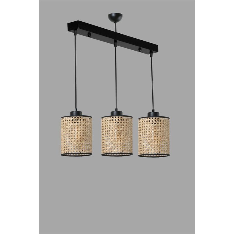 Casa si Gradina - Corpuri si surse de iluminat - Lustre si pendule - Lustra, Opviq, ratan, 55x15x70 cm - Infinity.ro