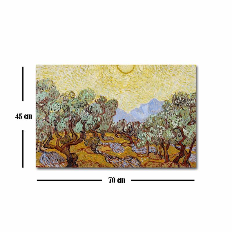 Casa si Gradina - Decoratiuni - Tablouri - Tablou canvas decorativ, Wallxpert, multicolor, panza piele de caprioara, rama lemn, 45x70 cm, 249CVT1506 - Infinity.ro