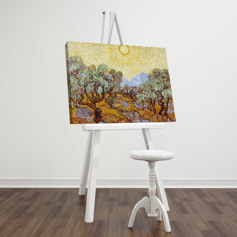Casa si Gradina - Decoratiuni - Tablouri - Tablou canvas decorativ, Wallxpert, multicolor, panza piele de caprioara, rama lemn, 45x70 cm, 249CVT1506 - Infinity.ro