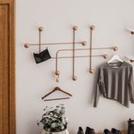 Casa si Gradina - Mobilier - Organizare si depozitare - Cuiere - Cuiere de perete, Wallxpert, metal, cupru, 107x64x10 cm - Infinity.ro