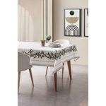 Casa si Gradina - Textile si covoare - Textile bucatarie - Fete de masa - Fata de masa, Hermia, verde si alb, 150x230 cm, 100% bumbac - Infinity.ro