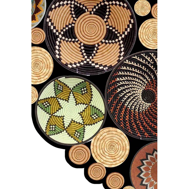 Casa si Gradina - Textile si covoare - Covoare - Covoare casa - Covor rotund, Conceptum Hypnose, multicolor, 140 cm, 100% poliester, antiderapant, 478HFT3271 - Infinity.ro