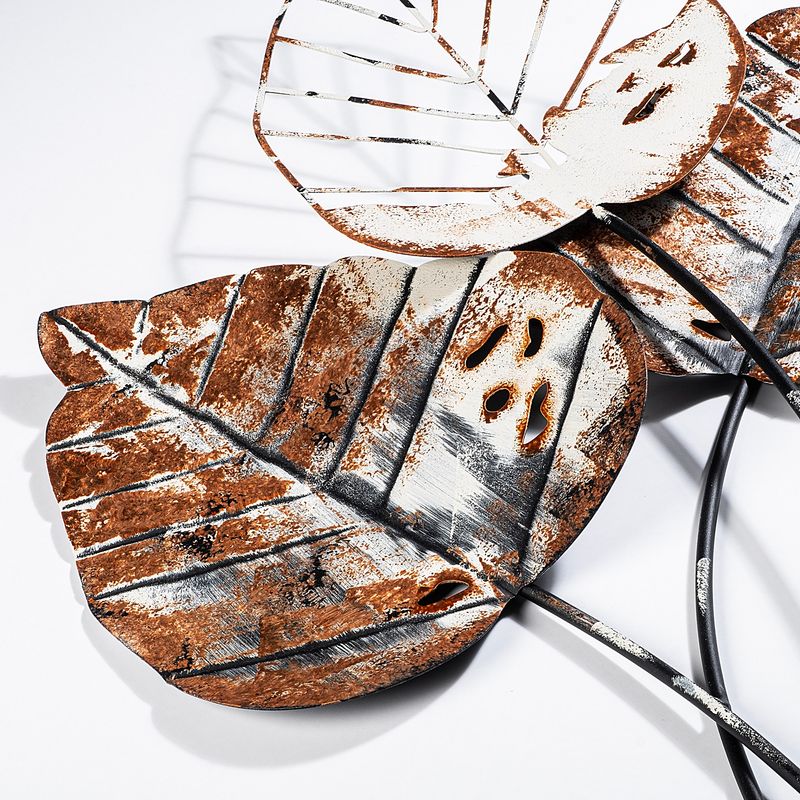 Casa si Gradina - Decoratiuni - Decoratiuni perete - Accesoriu decorativ de perete, Wallxpert, metal, maro negru, 45x85 cm - Infinity.ro