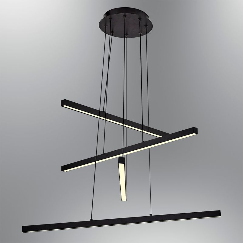 Casa si Gradina - Corpuri si surse de iluminat - Lustre si pendule - Candelabru, Opviq, metal, negru, diametru 66 cm, inaltime 120 cm - Infinity.ro