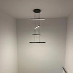Casa si Gradina - Corpuri si surse de iluminat - Lustre si pendule - Candelabru, Opviq, metal, negru, diametru 66 cm, inaltime 120 cm - Infinity.ro