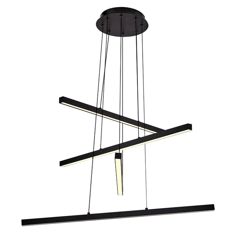 Casa si Gradina - Corpuri si surse de iluminat - Lustre si pendule - Candelabru, Opviq, metal, negru, diametru 66 cm, inaltime 120 cm - Infinity.ro