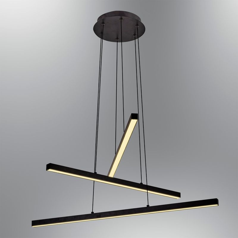 Casa si Gradina - Corpuri si surse de iluminat - Lustre si pendule - Candelabru, Opviq, metal, negru, diametru 66 cm, inaltime 120 cm - Infinity.ro