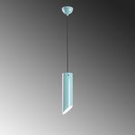 Casa si Gradina - Corpuri si surse de iluminat - Lustre si pendule - Lustra, Opviq, metal, turcoaz, inaltime reglabila, diametru 8 cm - Infinity.ro