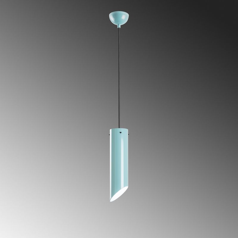 Casa si Gradina - Corpuri si surse de iluminat - Lustre si pendule - Lustra, Opviq, metal, turcoaz, inaltime reglabila, diametru 8 cm - Infinity.ro