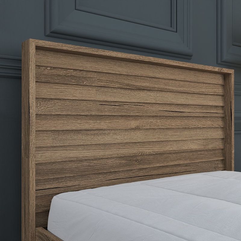 Casa si Gradina - Mobilier - Saltele si somiere - Somiere - Somiera, Hanah Home, pal, nuc, 169x205x120 cm - Infinity.ro