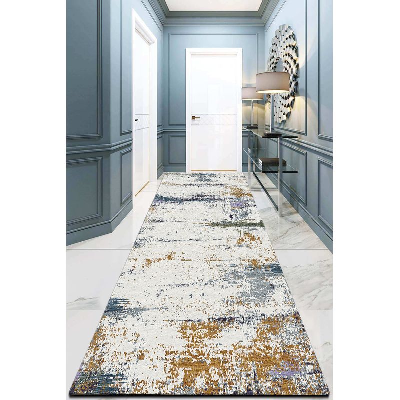 Casa si Gradina - Textile si covoare - Covoare - Covorase intrare - Covoras de hol, Conceptum Hypnose, multicolor, 80x300 cm, 100% poliester, antiderapant, lavabil la masina, 908CHL2660 - Infinity.ro