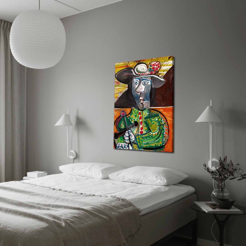 Casa si Gradina - Decoratiuni - Tablouri - Tablou decorativ pe panza, Wallxpert, panza piele de caprioara, multicolor, 70x100 cm, rama lemn, 249CVT1580 - Infinity.ro