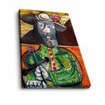 Casa si Gradina - Decoratiuni - Tablouri - Tablou decorativ pe panza, Wallxpert, panza piele de caprioara, multicolor, 70x100 cm, rama lemn, 249CVT1580 - Infinity.ro