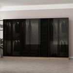 Casa si Gradina - Mobilier - Dulapuri si sifoniere - Sifoniere - Sifonier, Hanah Home, pal melaminat, fumuriu, 315x52x210 cm - Infinity.ro