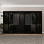 Casa si Gradina - Mobilier - Dulapuri si sifoniere - Sifoniere - Sifonier, Hanah Home, pal melaminat, fumuriu, 315x52x210 cm - Infinity.ro