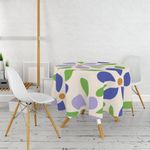 Casa si Gradina - Textile si covoare - Textile bucatarie - Fete de masa - Fata de masa rotunda, Hermia, multicolor, 160 cm, 100% poliester, imprimare 3d, 994PRL1106 - Infinity.ro