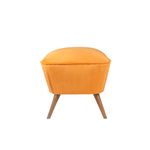 Casa si Gradina - Mobilier - Scaune si fotolii - Tabureti - Taburet, Hanah Home, lemn masiv, portocaliu, 57x45x45 cm - Infinity.ro