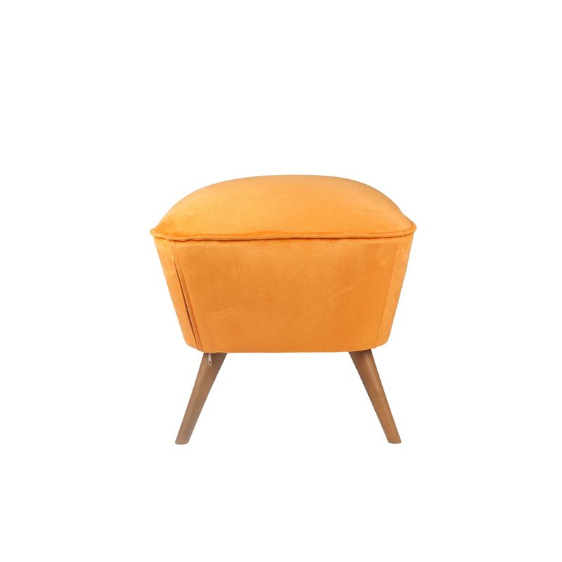 Casa si Gradina - Mobilier - Scaune si fotolii - Tabureti - Taburet, Hanah Home, lemn masiv, portocaliu, 57x45x45 cm - Infinity.ro