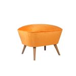 Casa si Gradina - Mobilier - Scaune si fotolii - Tabureti - Taburet, Hanah Home, lemn masiv, portocaliu, 57x45x45 cm - Infinity.ro