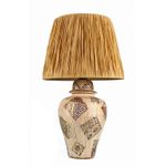 Casa si Gradina - Corpuri si surse de iluminat - Veioze si lampi - Veioze - Veioza, Opviq, ceramica, crem, 33x50 cm - Infinity.ro