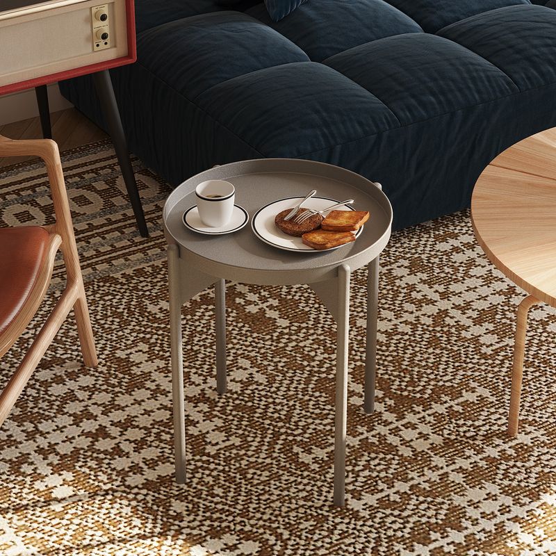 Casa si Gradina - Mobilier - Mese si birouri - Masute de cafea - Masuta de cafea, Hanah Home, metal, gri, 44x44x57 cm - Infinity.ro