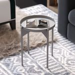 Casa si Gradina - Mobilier - Mese si birouri - Masute de cafea - Masuta de cafea, Hanah Home, metal, gri, 44x44x57 cm - Infinity.ro
