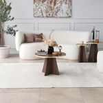 Casa si Gradina - Mobilier - Mese si birouri - Masute de cafea - Masuta de cafea, Hanah Home, pal melaminat, auriu si nuc, 60x60x40 cm - Infinity.ro