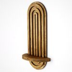 Casa si Gradina - Mobilier - Biblioteci si rafturi - Rafturi - Raft de perete, Hanah Home, placaj, nuc, 40x20x9 cm, 792EVL9070 - Infinity.ro
